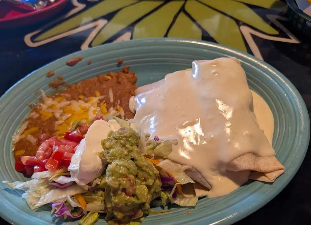 Shrimp chimichangas, Homosassa, Florida